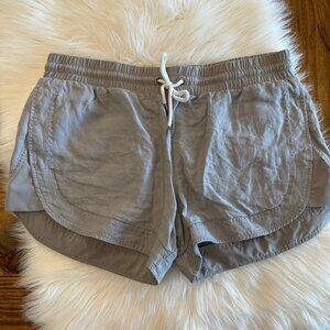 Athleta gray shorts size 12 euc
